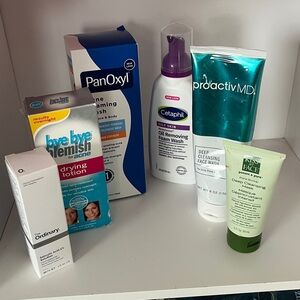 Acne treatment bundle cetaphil the ordinary panoxyl proactiv benzoyl peroxide